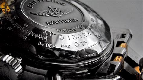 how you recognize the back case of a breitling|breitling watch model numbers.